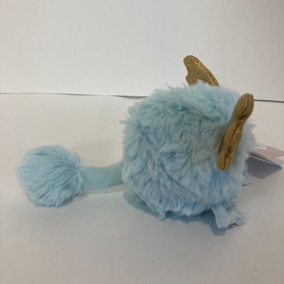 NWT Slumberkins Dragon Light Blue 4" Soft Fluffy Plush Lovey Stuffed Animal - Picture 7 of 10